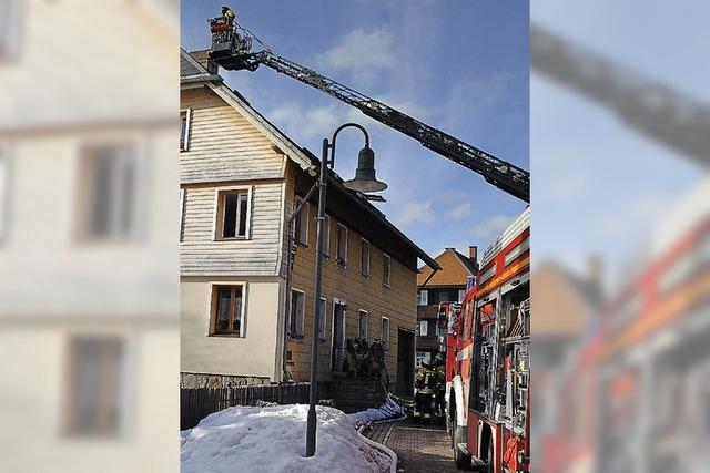 Kaminbrand in Menzenschwand