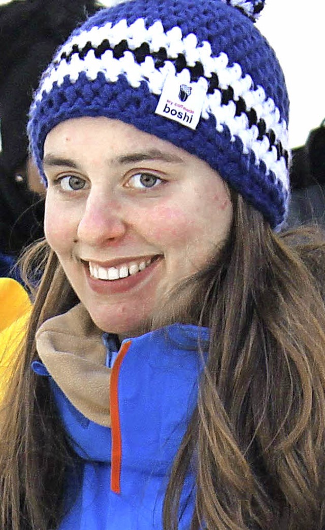 Bestzeit im Slalom:  Bezirksmeisterin Melanie Wagner   | Foto: Junkel
