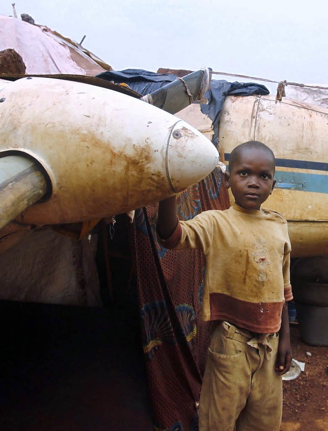Kleiner Junge in einem zentralafrikanischen Flchtlingscamp  | Foto: dpa