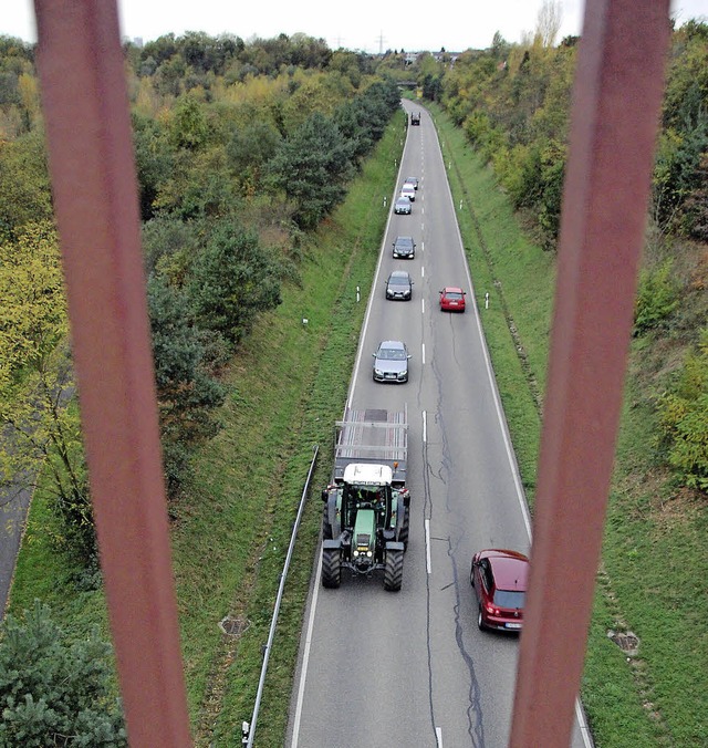 Bei einem Unfall auf der Zollfreien k...langen, sagt das Regierungsprsidium.   | Foto: Lauber