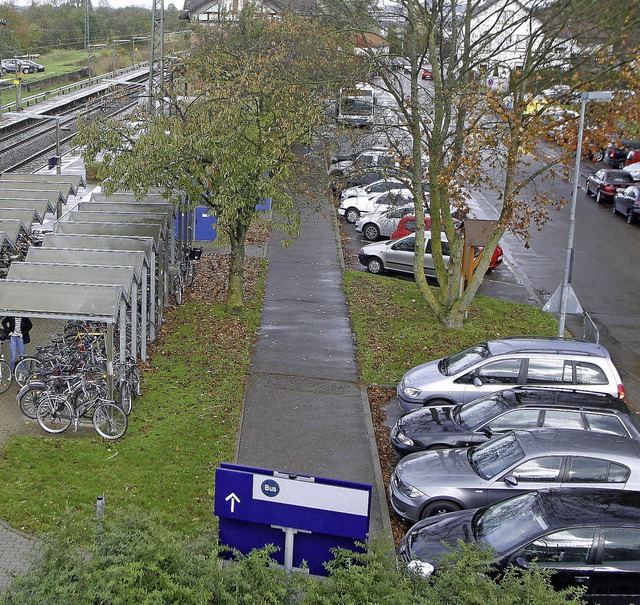Parkplatzsituation beim Orschweier Bahnhof wird verbessert.   | Foto: F