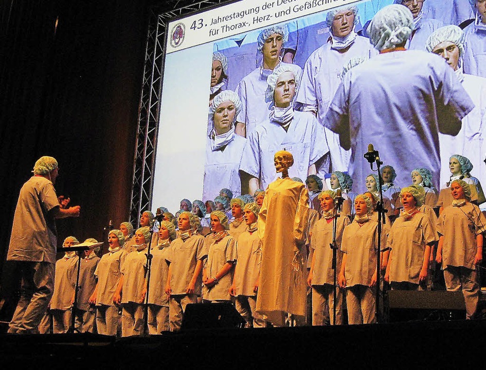 Ein Herz fr Herzchirurgen hat der FG-Popchor bewiesen.   | Foto: Schule