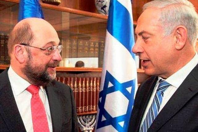Tumulte bei Schulz-Rede in der Knesset