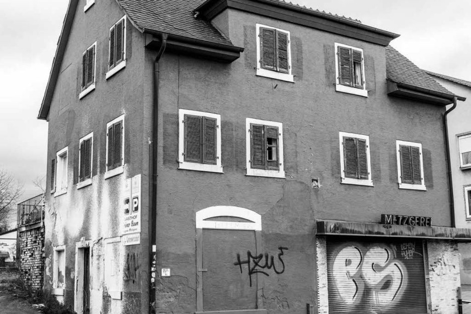 Ein letzter Blick auf die alte Metzgerei in Denzlingen (Foto: Carlotta Huber) Ein letzter Blick auf die alte Metzgerei in Denzlingen (Foto: Carlotta Huber)