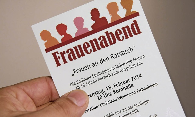 Zum Frauenabend laden Endinger Rtinne...ar mit einem eigens gestalteten Flyer.  | Foto: Ruth Seitz