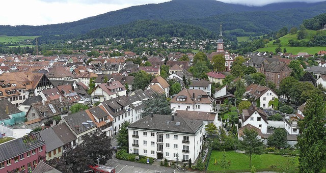 Waldkirch in einer Ansicht von oben &#..., das im Juli aufgefhrt werden soll.   | Foto: Archivfoto: Eberhard Weiss