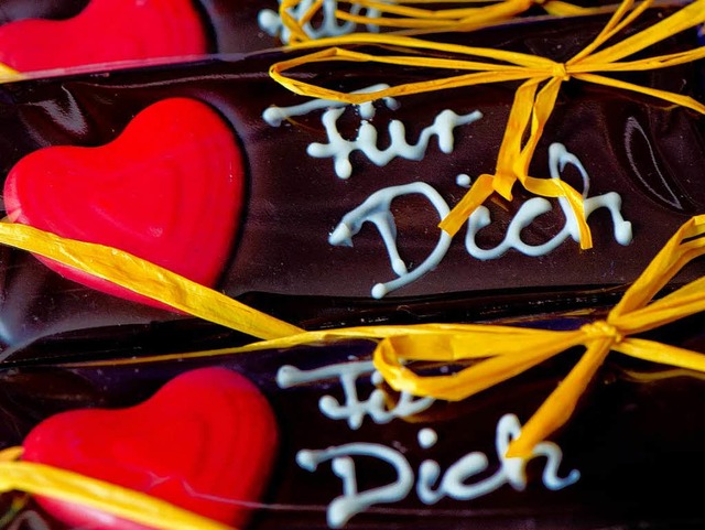 Schokolade gehrt zu den beliebtesten Geschenken am Valentinstag.   | Foto: dpa
