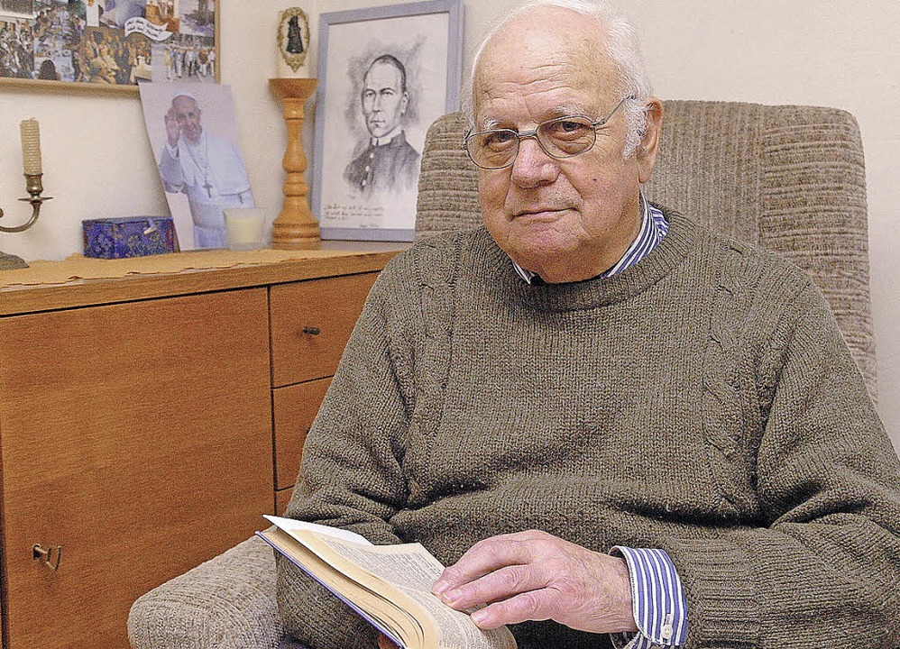 Josef Seiter wird heute 85 Jahre alt. ...oziale Politik und das Dorfgeschehen.   | Foto: Schweizer