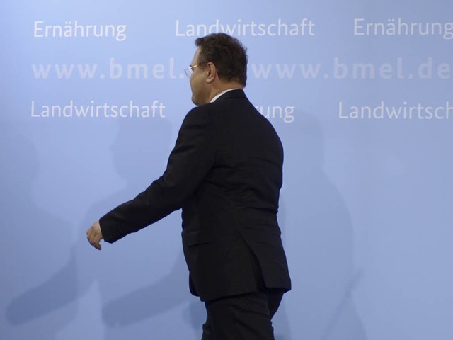 Bundesagrarminister Hans-Peter Friedrich verlsst die politische Bhne.  | Foto: AFP