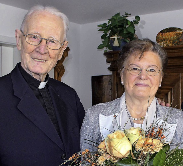 Gemeinsam gefeiert: Ilse und Ferdinand Bellin   | Foto: ulrike hiller