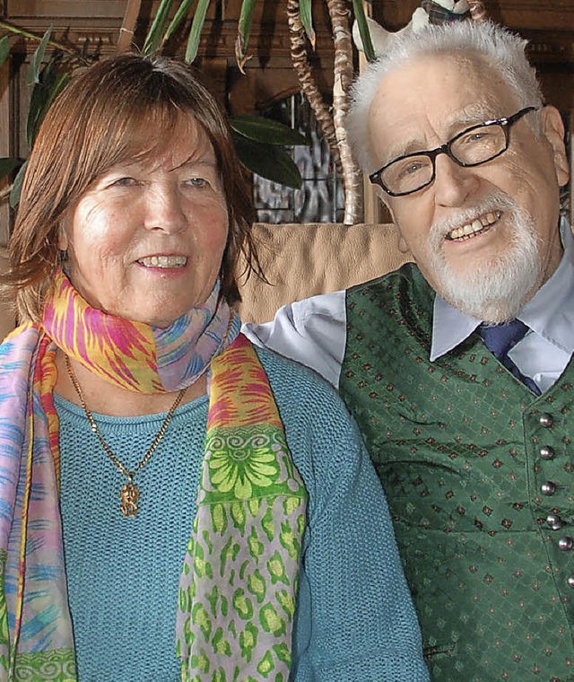 Brunhilde und Edmund Feder feiern heute Goldene Hochzeit.  | Foto: Petra Wunderle