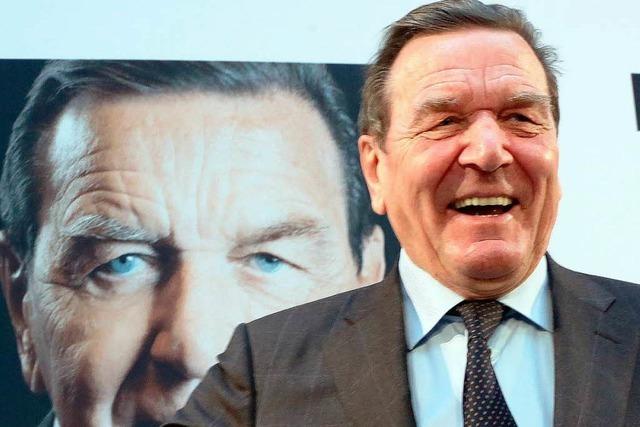 Altkanzler Gerhard Schröder stichelt wieder