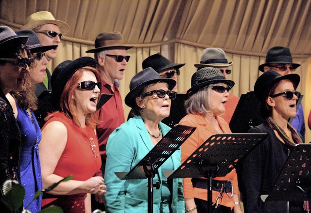 Kriminell gut prsentierte sich der Ga...tion beim Chorkonzert in Offnadingen.   | Foto: Hans Jrgen Kugler