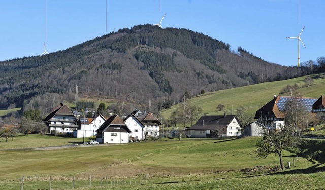 Visualisierung aus 3,25 Kilometer Entf...Horniskopf, nahe dem Huberfelsen.       | Foto: Windkraft Schonach GmbH