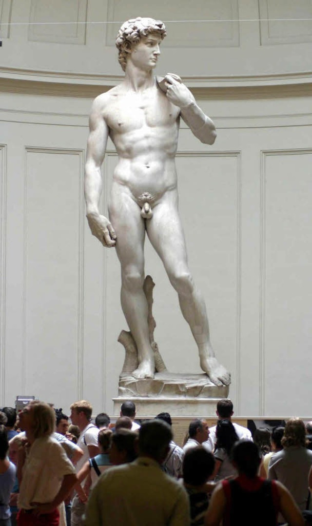 Der Gigant: der Florentiner David  | Foto: dpa