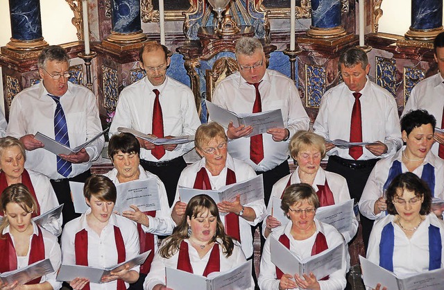 Das beeindruckende Kirchenkonzert des ...darum preist ihn und sagt Dank.&#8220;  | Foto: Jutta Binner-Schwarz