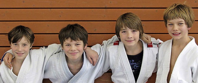 Erfolgreiche Nachwuchsjudokas des TVH:...id Neufang und  Luca Keil (von links)   | Foto: zvg/schultis