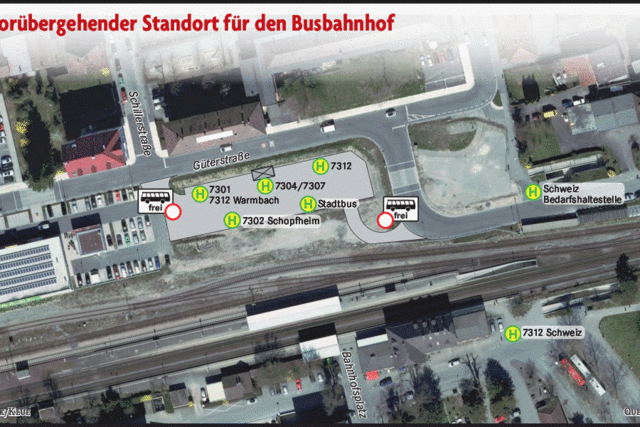 Busbahnhof zieht an die Güterstraße