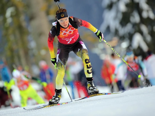 Evi Sachenbacher-Stehle steht unter Dopingverdacht.  | Foto: dpa