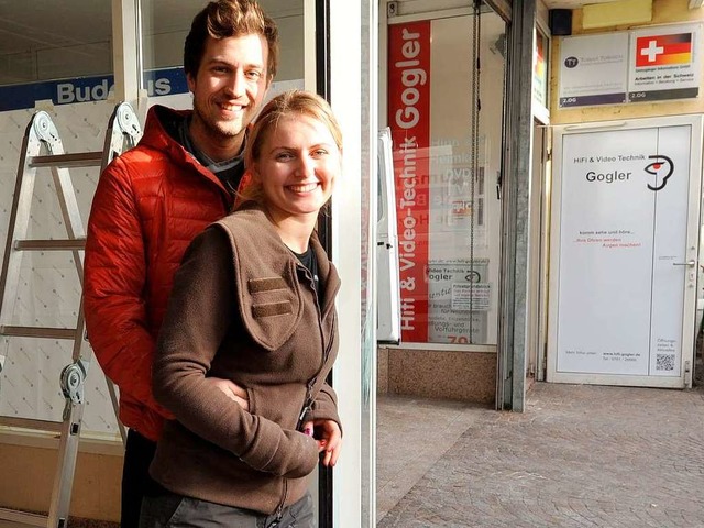 Torsten Wagner und Sophie Zipse bauen derzeit ihr knftiges Lokal um.   | Foto: Rita Eggstein