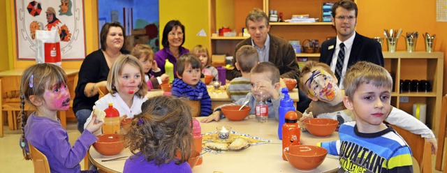 Im Kindergarten Rtenbach wird fr die...ng  jetzt auch Mittagessen angeboten.   | Foto: L. Schilling