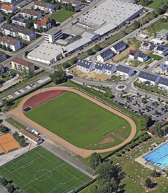 Im Fokus: die Zukunft der Sportsttten im Oberfeld.   | Foto: Meyer