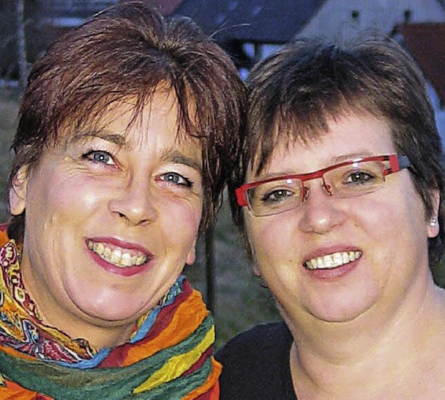 Dagmar Mettmann-Dresel (links) und Nadja Marder.   | Foto: Eva Weise