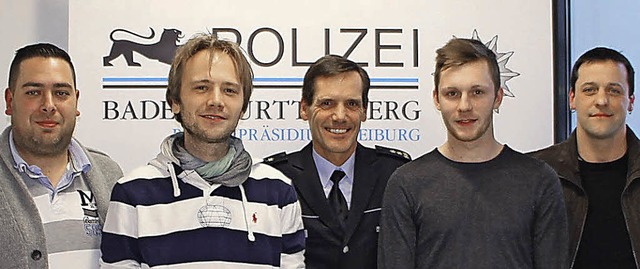 Ausgezeichneter Einsatz:  Berthold Fin...eisler und Andr Mergener (von links).  | Foto: Privat