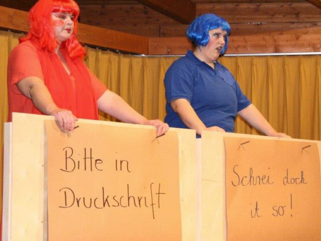 Bilder von der Frauenfasnacht in Grwihl