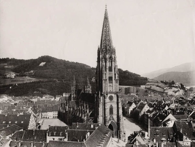 Dieses Foto des Mnsters machte  Georg...als noch deutlich hher war als heute.  | Foto: Augustinermuseum