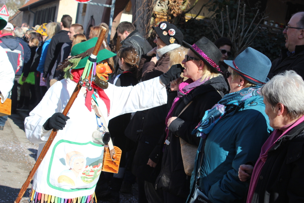 Fasnetumzug in  Merdingen