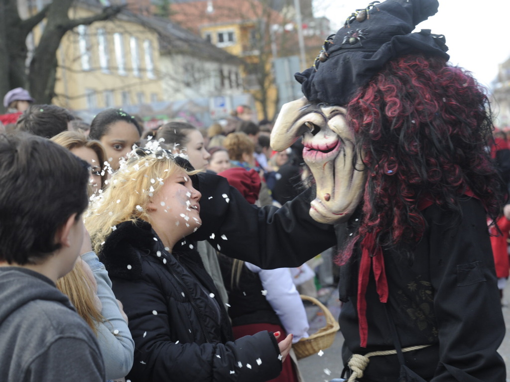 Die Galgeloch-Hexe aus Bad Bellingen hatten nur Unfug im Kopf.