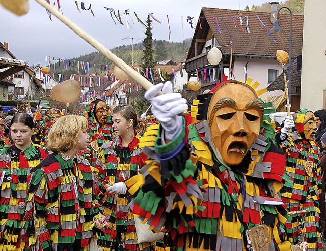 Nicht nur die Narrenzunft &quot;Hungri...auf die nrrischen Tage in Sthlingen!  | Foto: Jutta Binner-Schwarz