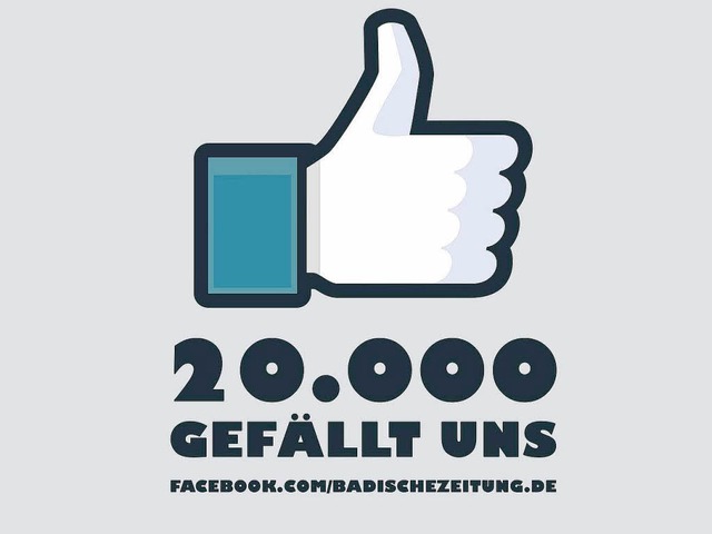 20.000 Menschen haben schon bei  Faceb...uf &#8222;Gefllt mir&#8220; geklickt.  | Foto: BZ
