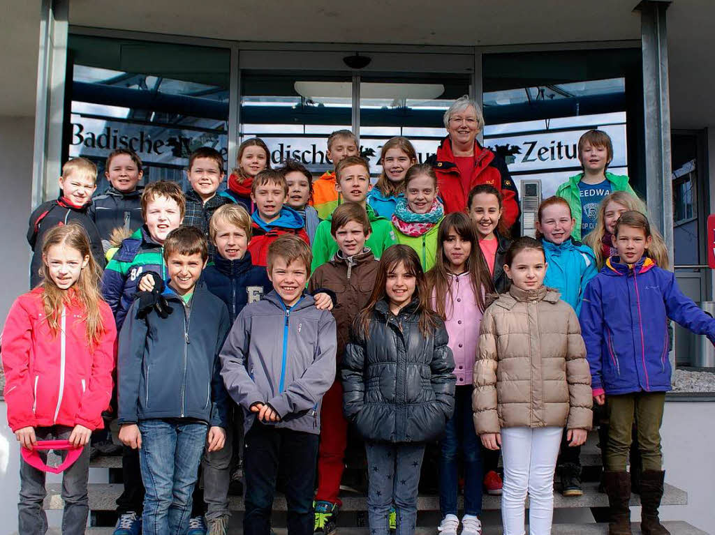 Die Klasse 4b der Grundschule Denzlingen. Die Klasse 4b der Grundschule Denzlingen.