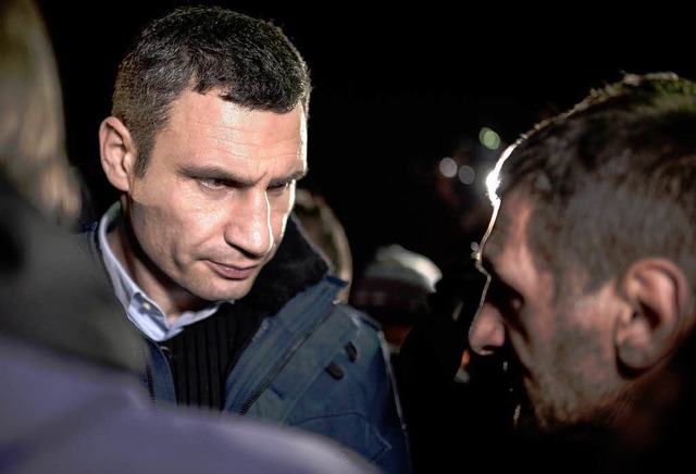 Vitali Klitschko tritt bei der Prsidentenwahl in der Ukraine an.  | Foto: AFP