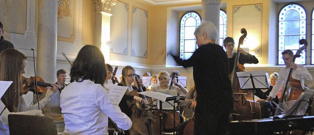 Konzert mit Atmosphre: Im engen Synag... kamen sich Musiker und Zuhrer nahe.   | Foto: ehrlich