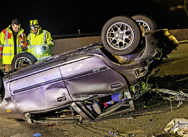 Tdliche Unflle, wie hier auf der A8, werden immer seltener.   | Foto: dpa