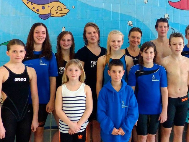 Das Lahrer Schwimmteam.  | Foto: Verein