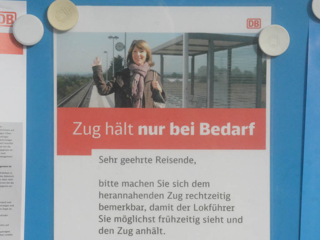 Bedarfshalt Bahn