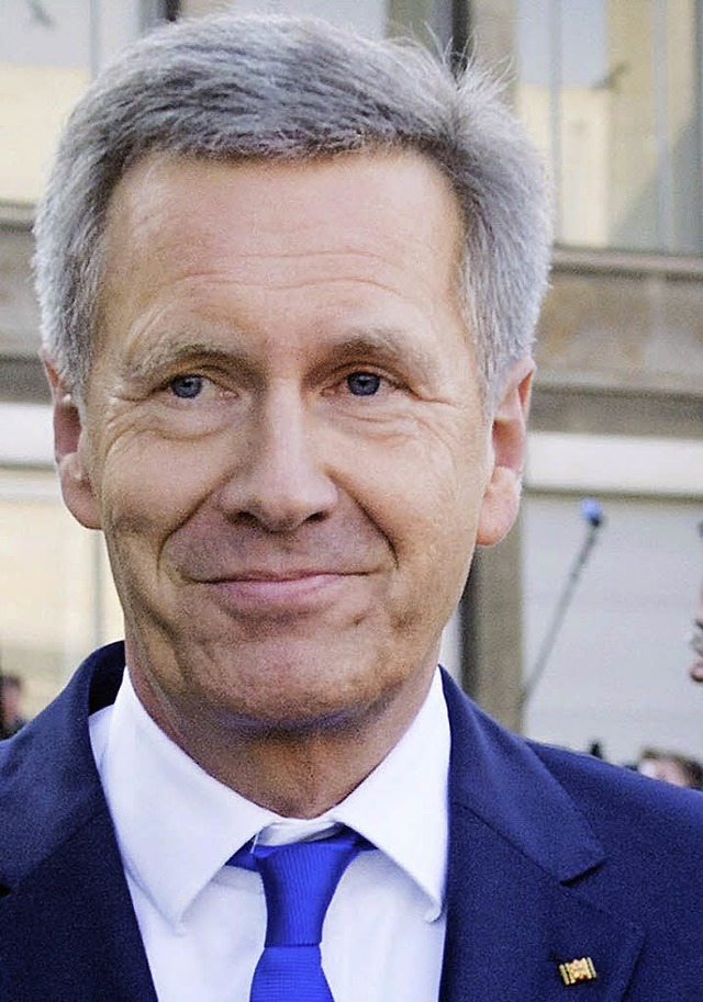 Sichtlich erleichtert: Christian Wulff    | Foto: dpa