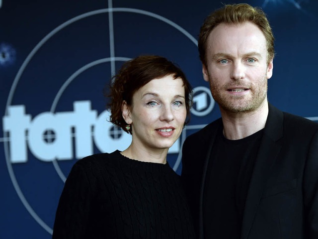 Gestandene Schauspieler: Meret Becker und Mark Waschke   | Foto: dpa