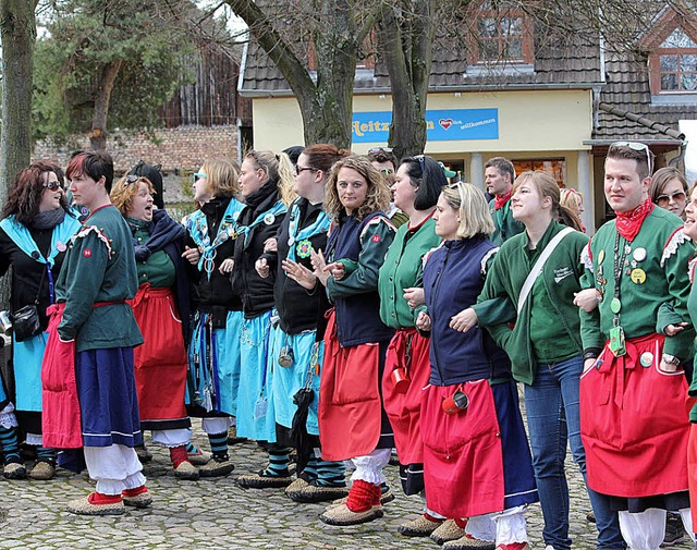 Gute Stimmung: die Hstrgerfrauen der Rheingeister   | Foto: Otmar Faller