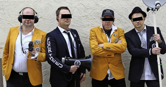 Die blichen Verdchtigen - verdeckte ...olle, Agent Old Fritz und Agent Mario   | Foto: Christoph Breithaupt