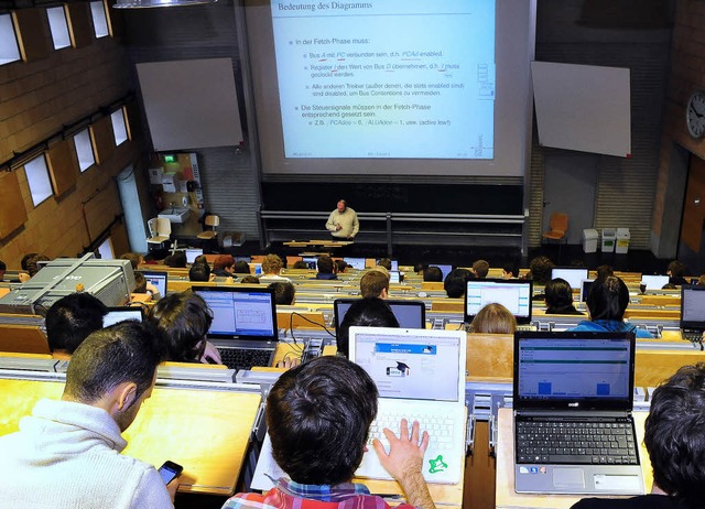 Heute studieren sie noch an der Univer... auf dem European Campus am Oberrhein?  | Foto: Thomas Kunz