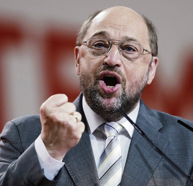 Martin Schulz will  neuer Prsident de...aren Worte und seine unverblmte Art.   | Foto: dpa