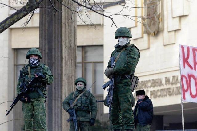 Russland stimmt Militreinsatz auf der Krim zu
