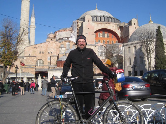 Ziel erreicht: Olaf Witte ist mit  dem... von Offenburg nach Istanbul gefahren.  | Foto: Olaf Witte