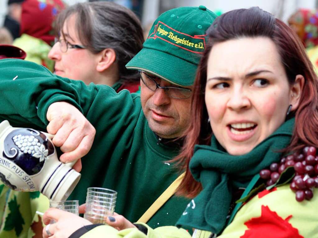 Buntes Treiben in der Kurstadt: der Bad Krozinger Fasnet-Umzug 2014