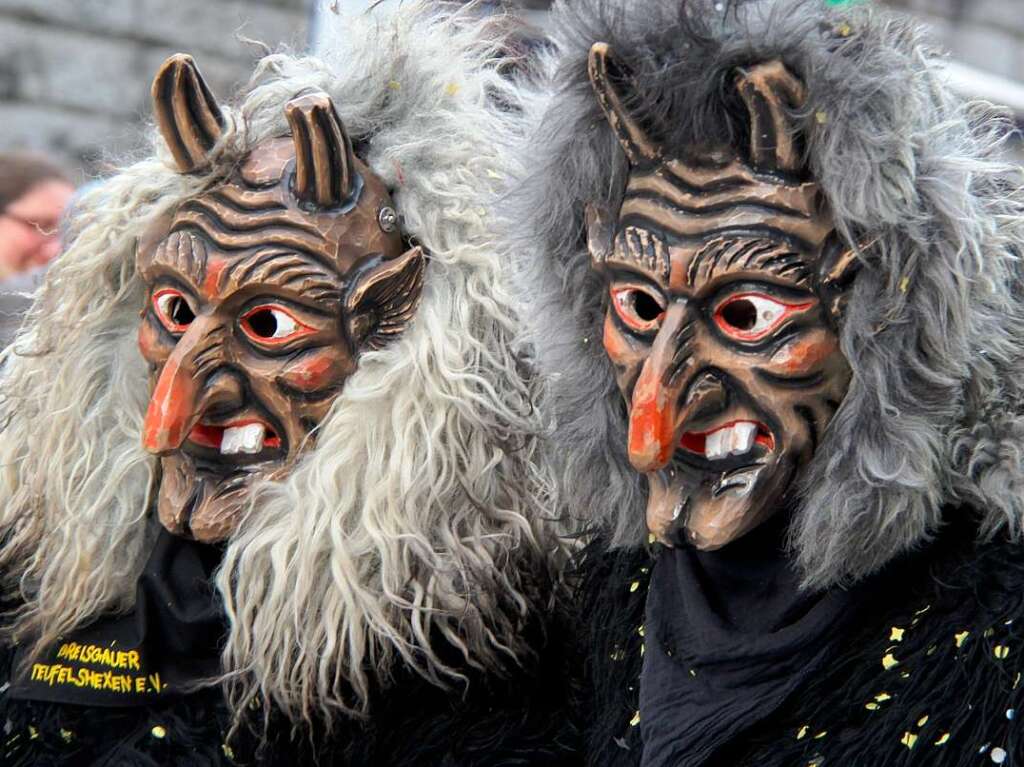 Buntes Treiben in der Kurstadt: der Bad Krozinger Fasnet-Umzug 2014